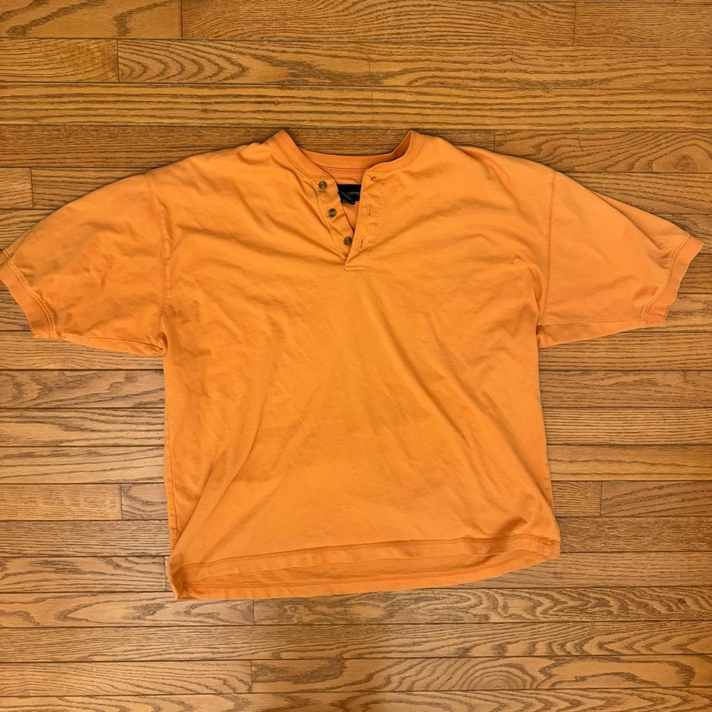 Croft & Barrow Men's Orange Henley Shirt